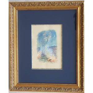 Etienne Dinet (1861 -1929) - Dessin orientaliste technique mixte