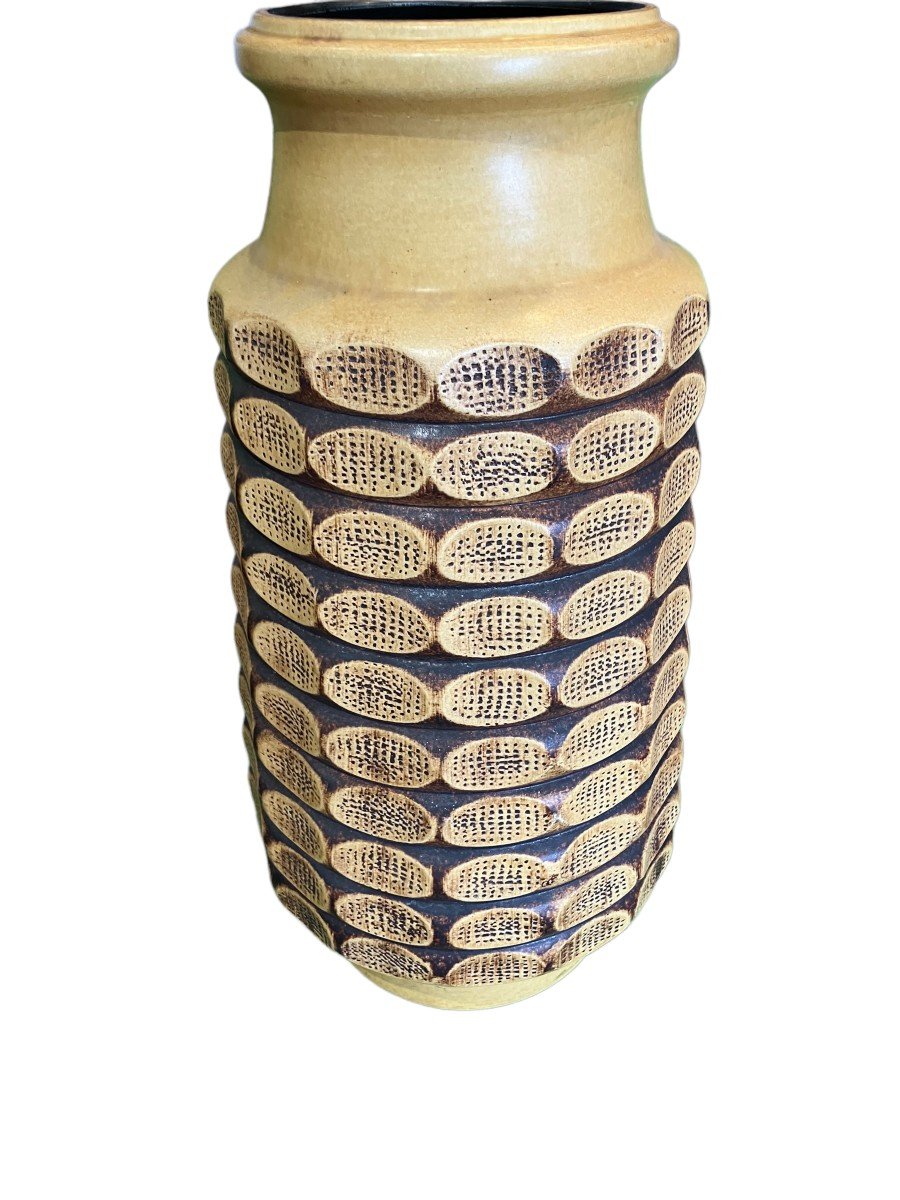 Huge Jasba Ceramic Vase Circa 1960-photo-7