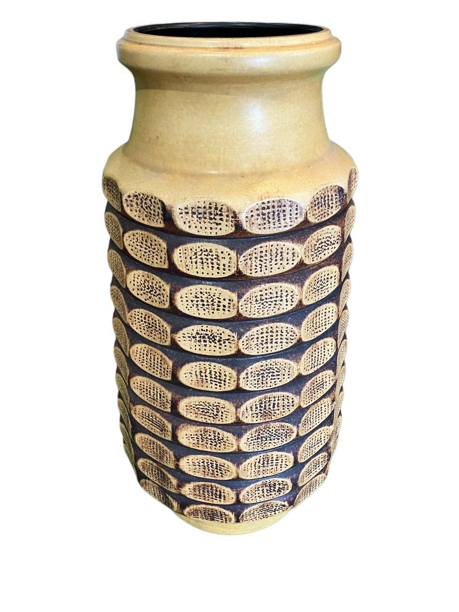 Huge Jasba Ceramic Vase Circa 1960-photo-8