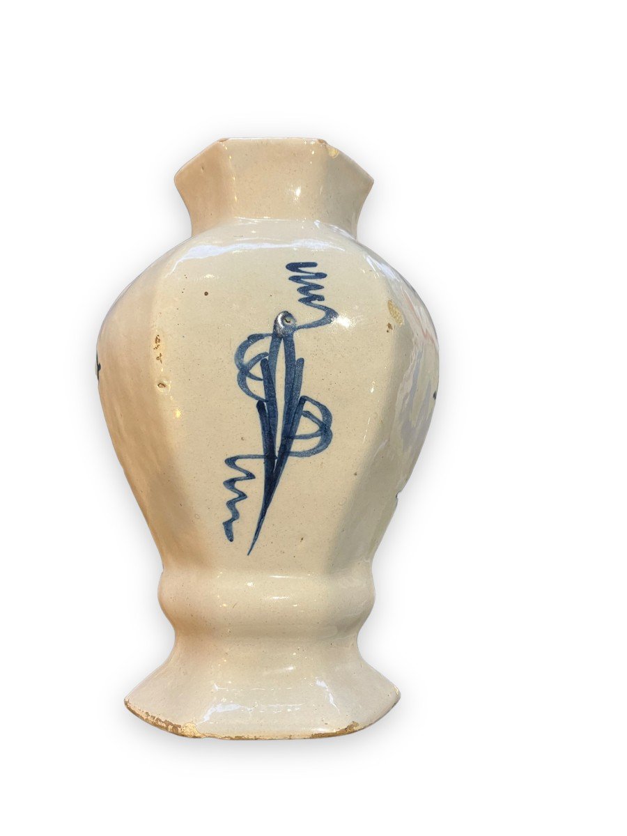 Earthenware Vase Decor Of Dutch Inspiration-photo-2