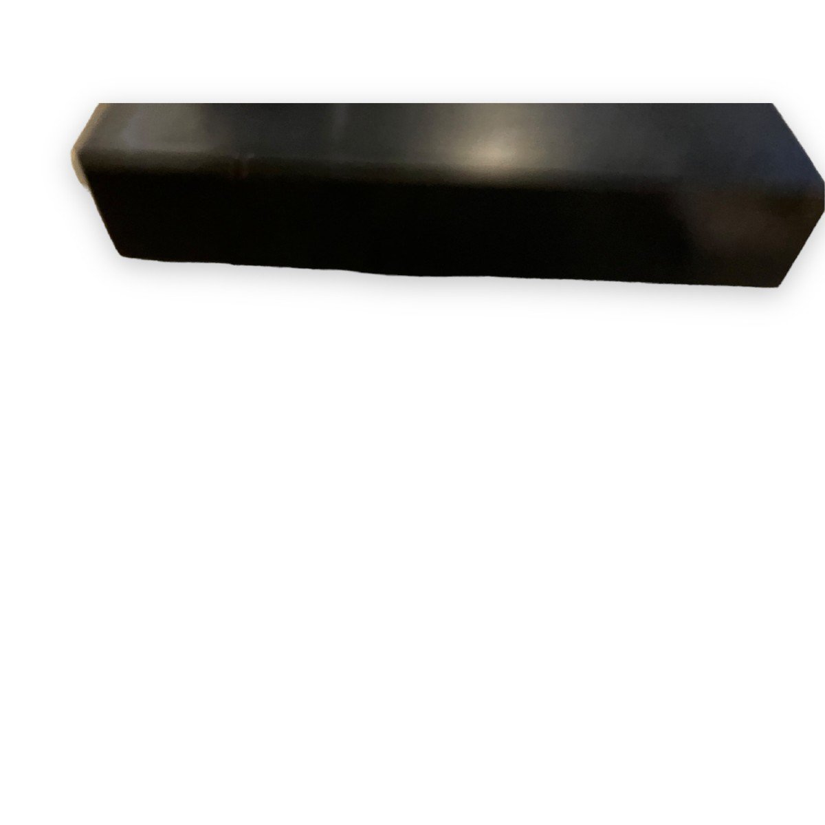 Willy Rizzo Table Basse En Bois Mélaminé Noir Et Métal-photo-3