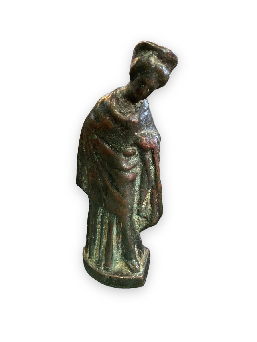 Bronze XIXeme Femme à l'Antique-photo-4