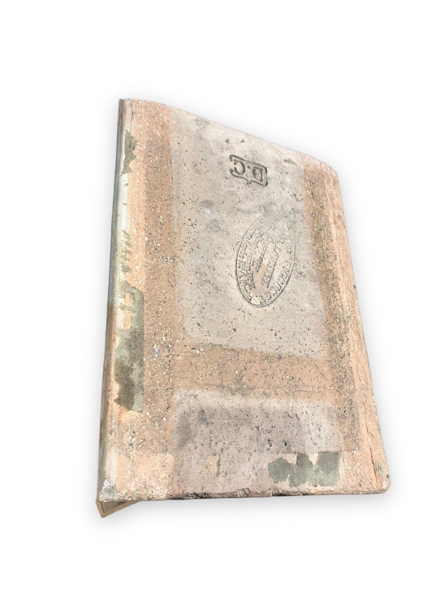 Angel And Demon Polychrome Ceramic Plate By M. Monduit For Maison Pichenot Paris-photo-7