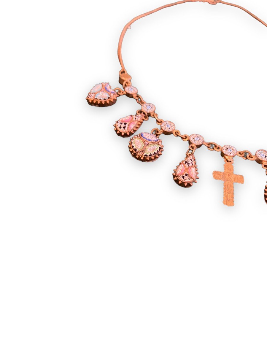 Collier Ras De Cou En Micromosaïque-photo-2