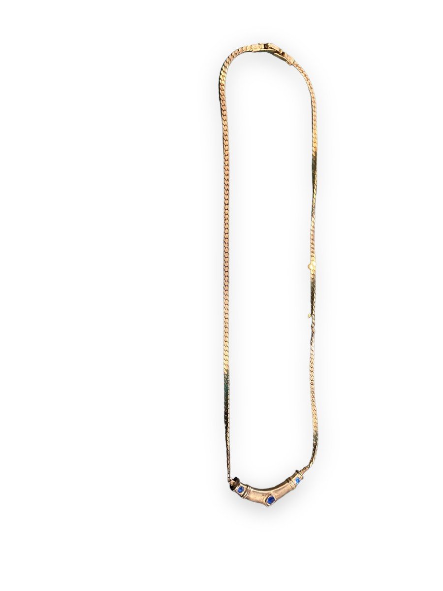 Pierre Cardin Blue Stones Fancy Necklace-photo-6