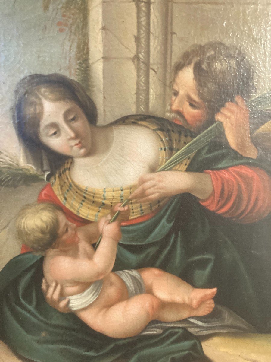 The Rest Of The Holy Family French School XVIII Beginning XIX Eme-photo-3