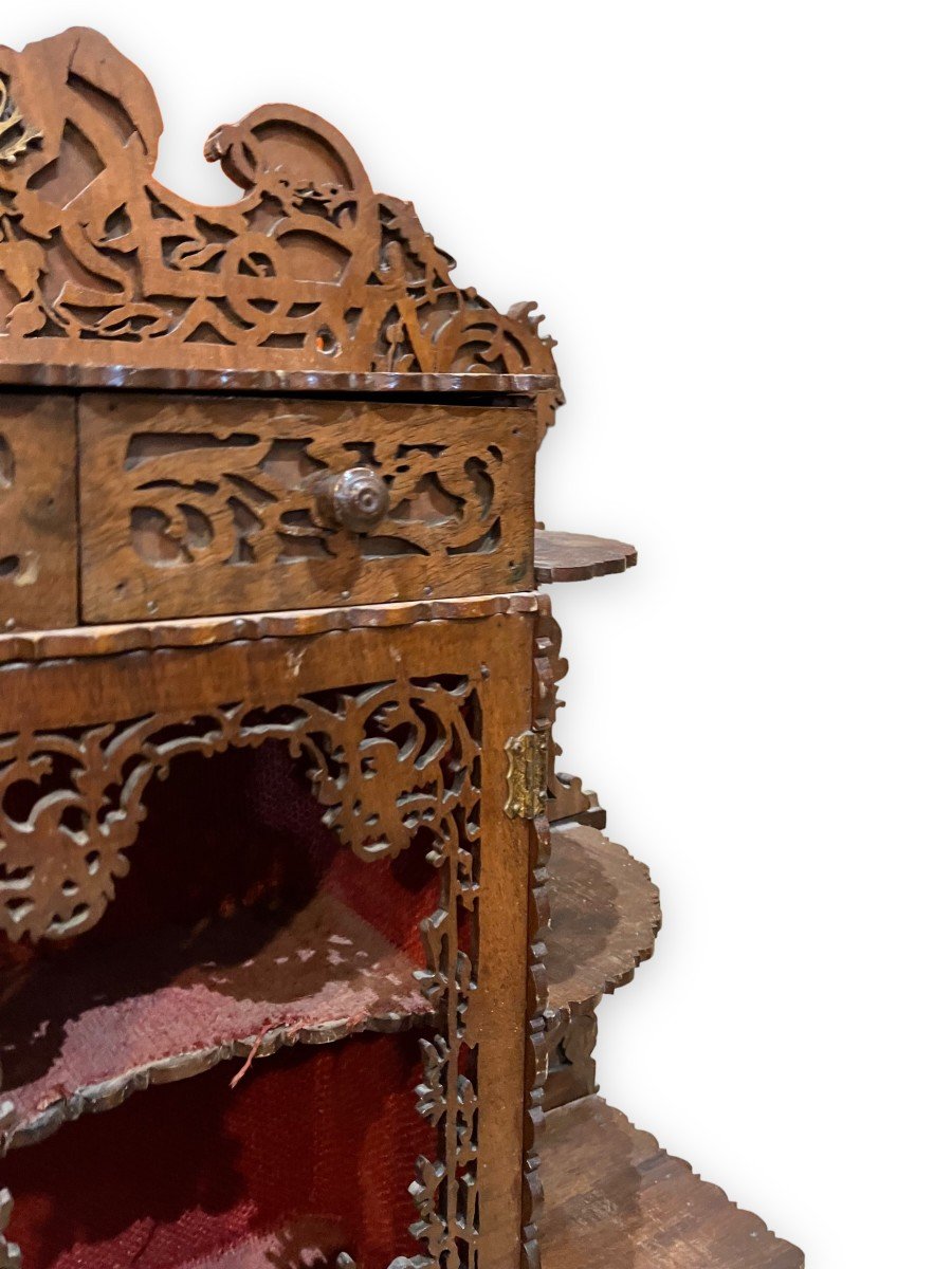 Armoire étagère à Pharmacie Asiatique En Bois Exotique-photo-6