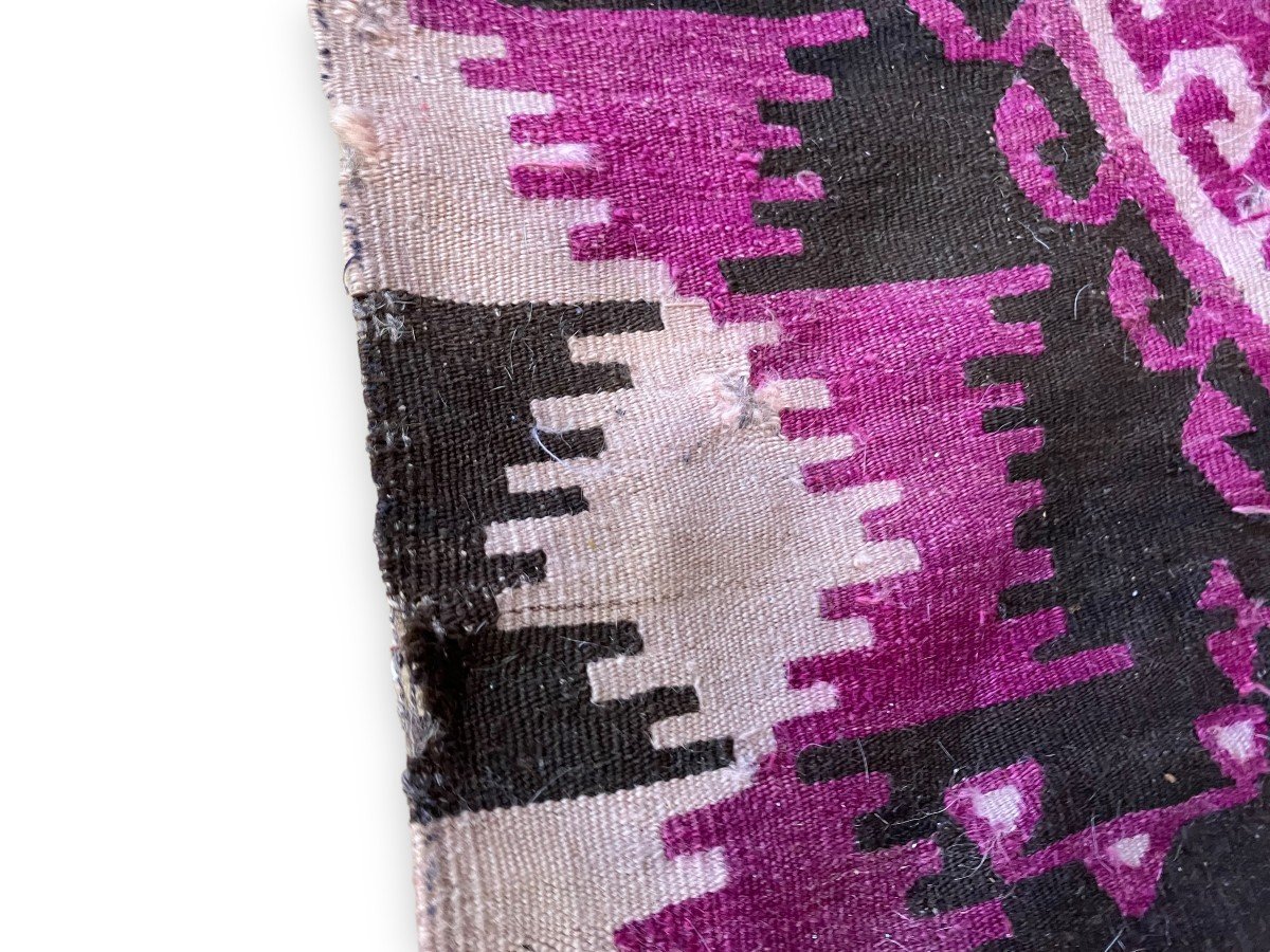 Important Tapis Kilim Noué Main-photo-4