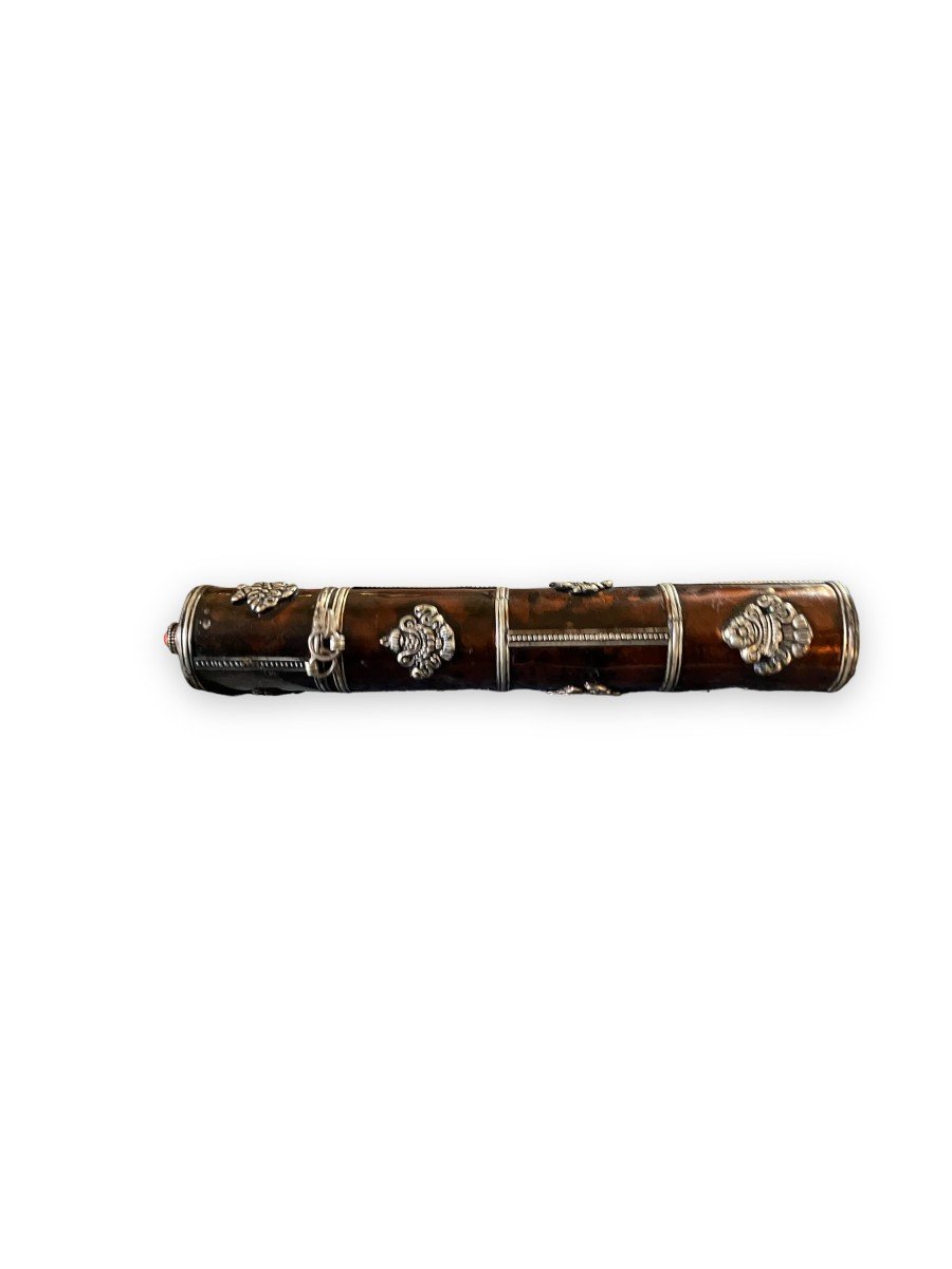 Copper Tibetan Incense Holder And Rollers-photo-3