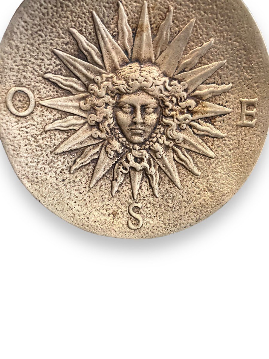 Empty Pocket In Bronze By Max Le Verrier Sun King Pattern-photo-3