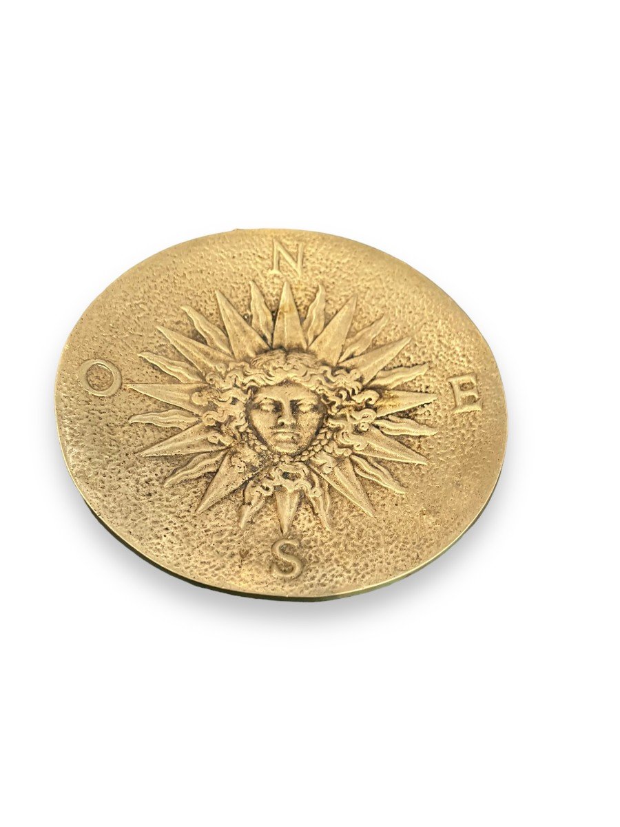 Vide Poche En Bronze Par Max Le Verrier Motif Roi Soleil-photo-6