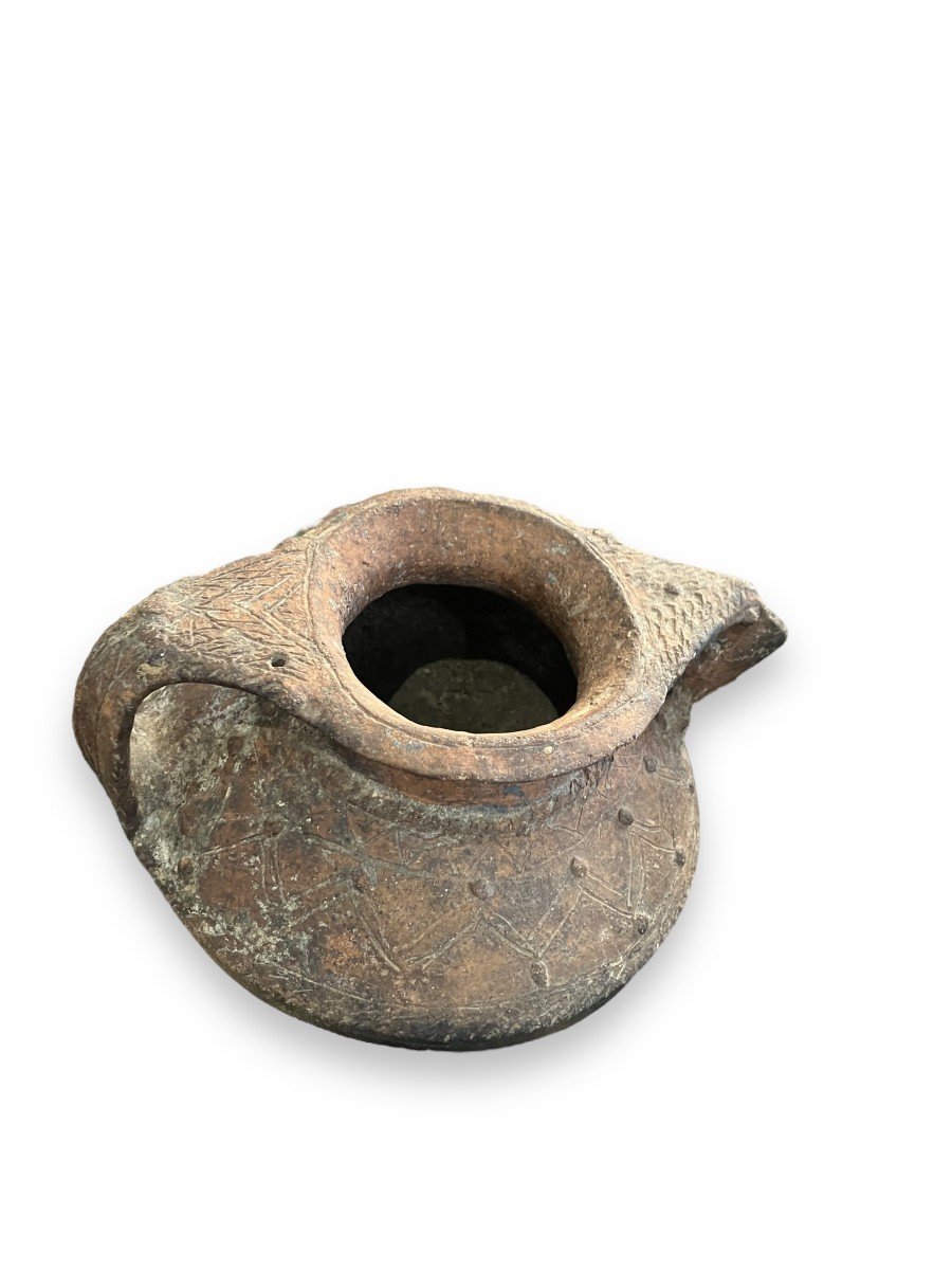 Old Oil Jug In Terracotta Asia Minor Eighteenth-photo-2