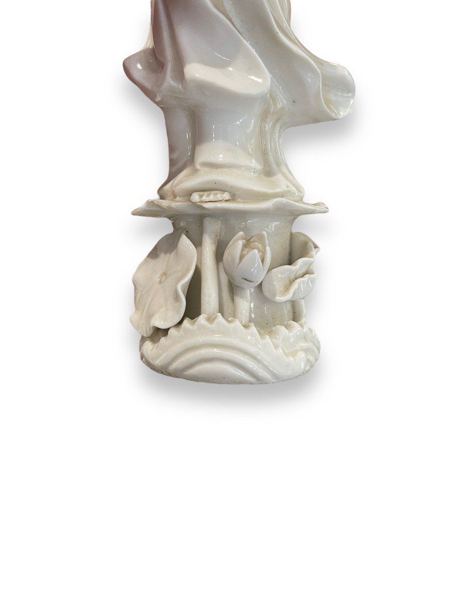 Guan Yin Porcelain Subject Guanyin Lotus Flower-photo-2