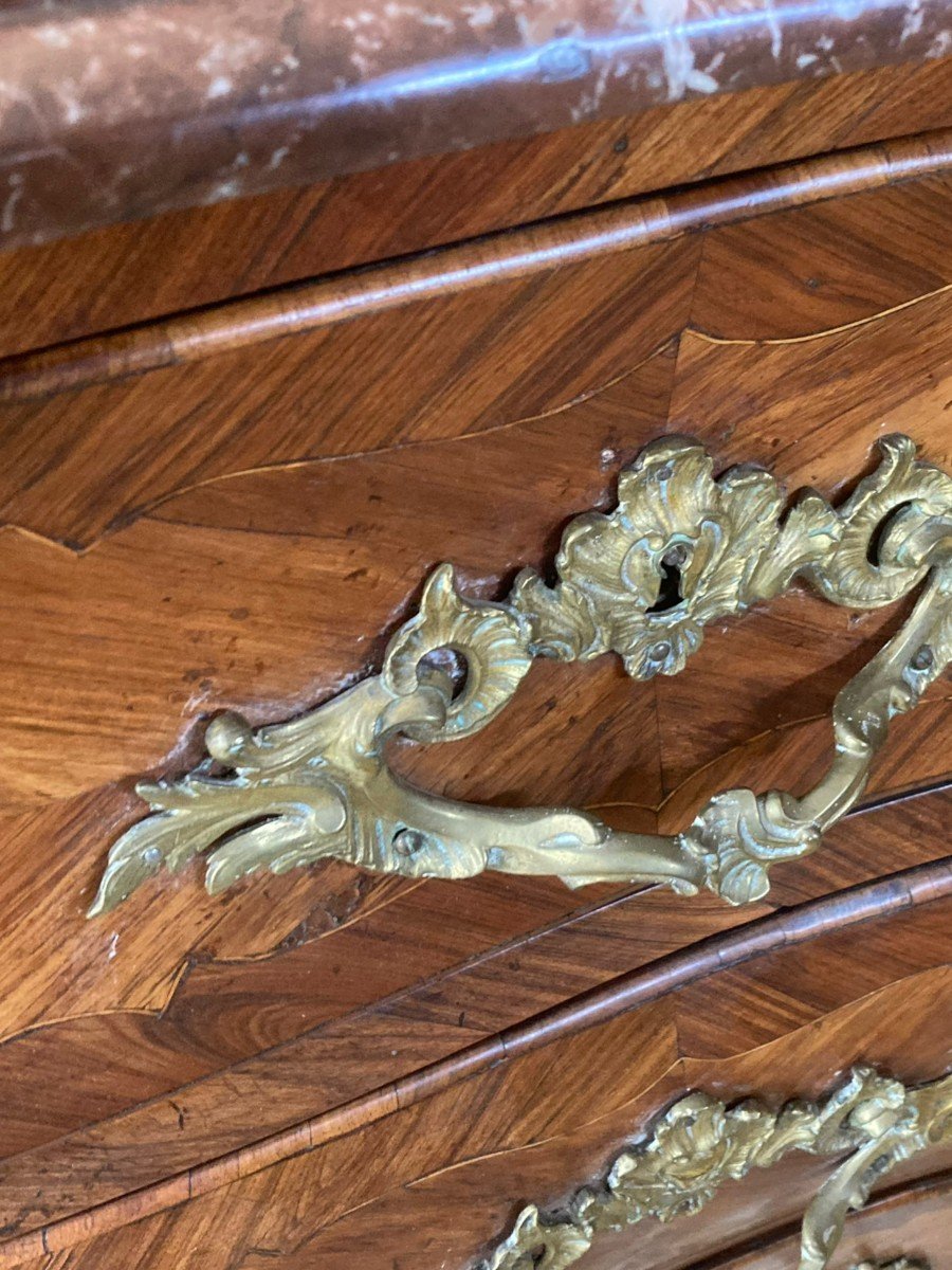 Commode époque  XVIII Eme Louis XV Régence-photo-2