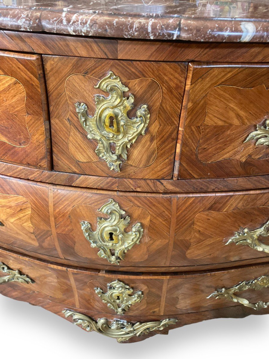 Commode époque  XVIII Eme Louis XV Régence-photo-4