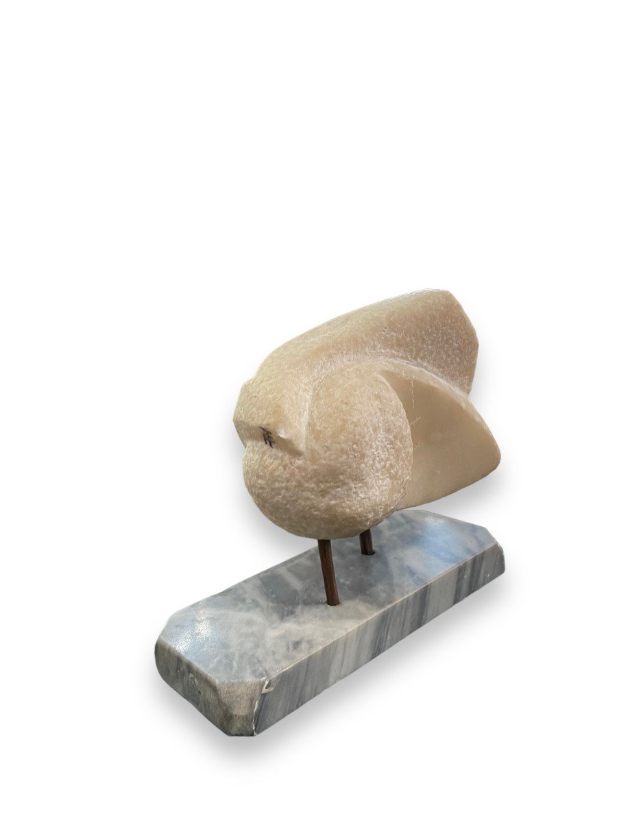 Sculpture Moderniste En Marbre suiveur de BRANCUSI-photo-5