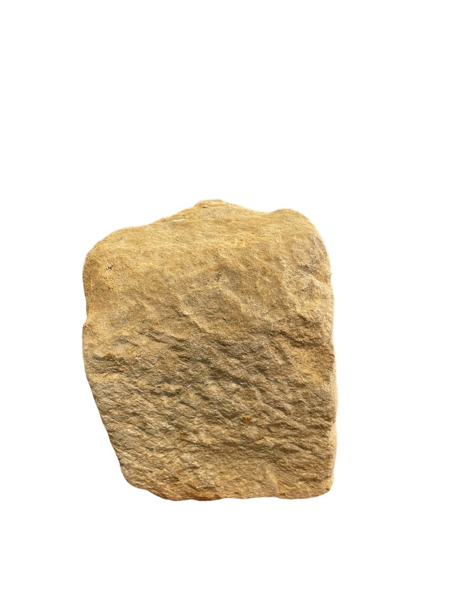 Bas Relief Médiéval  Tête De Personnage Haute époque En Pierre Du Périgord-photo-2