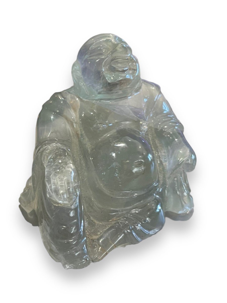 Bouddha En Fluorite Verte-photo-2