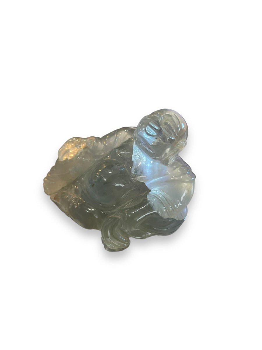 Green Fluorite Buddha-photo-4