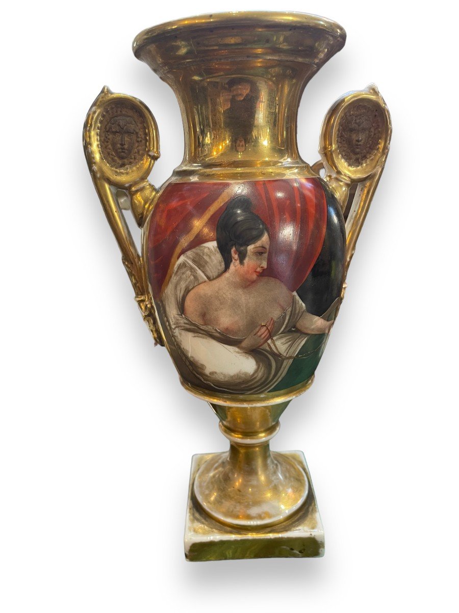 Erotica Curiosa Pair Of Porcelain Vases From Paris-photo-4