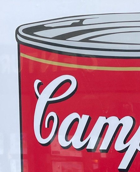Andy Warhol CAMPBELL Green Pot Soup Sérigraphie En Couleur-photo-1