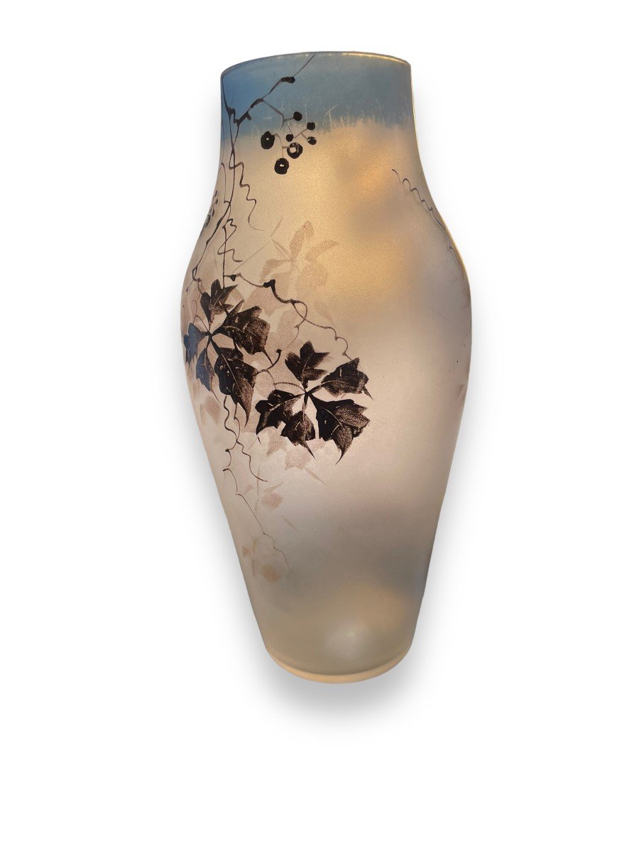 Jost Important Glass Paste Vase-photo-4