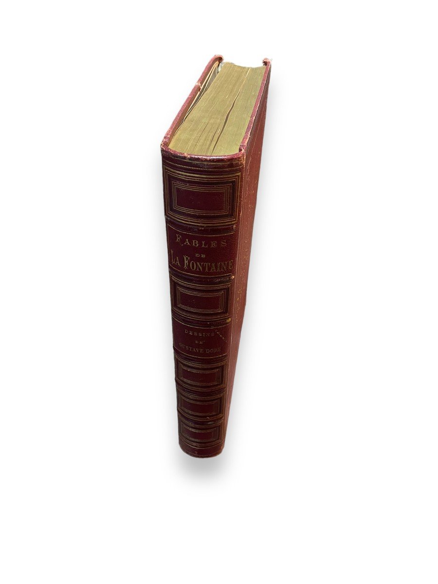 Lafontaine's Fables Illustrated By Gustave Dore In-folio Dated 1868-photo-3