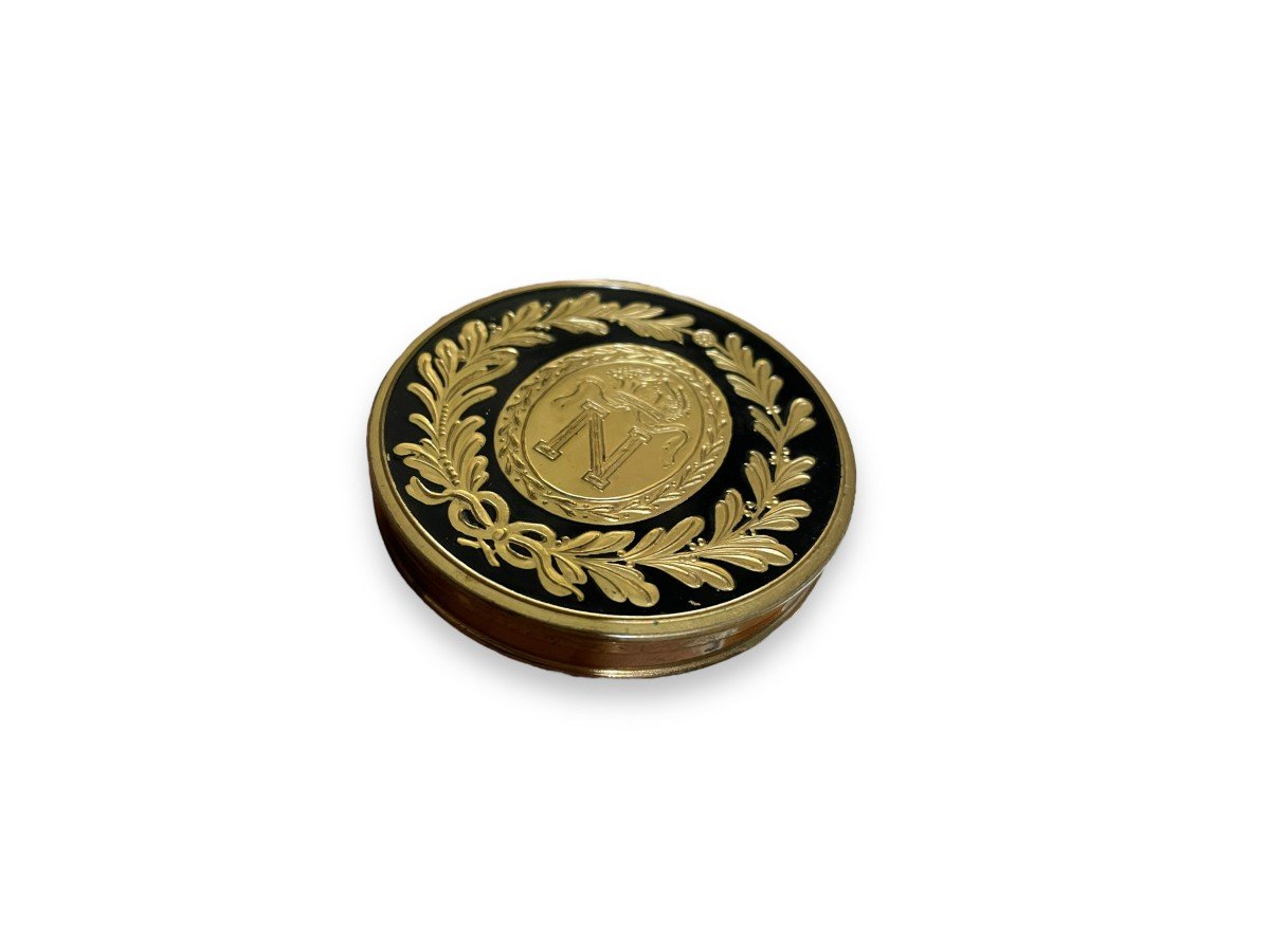 Poudrier Empereur Napoléon Elizabeth Arden New York-photo-8