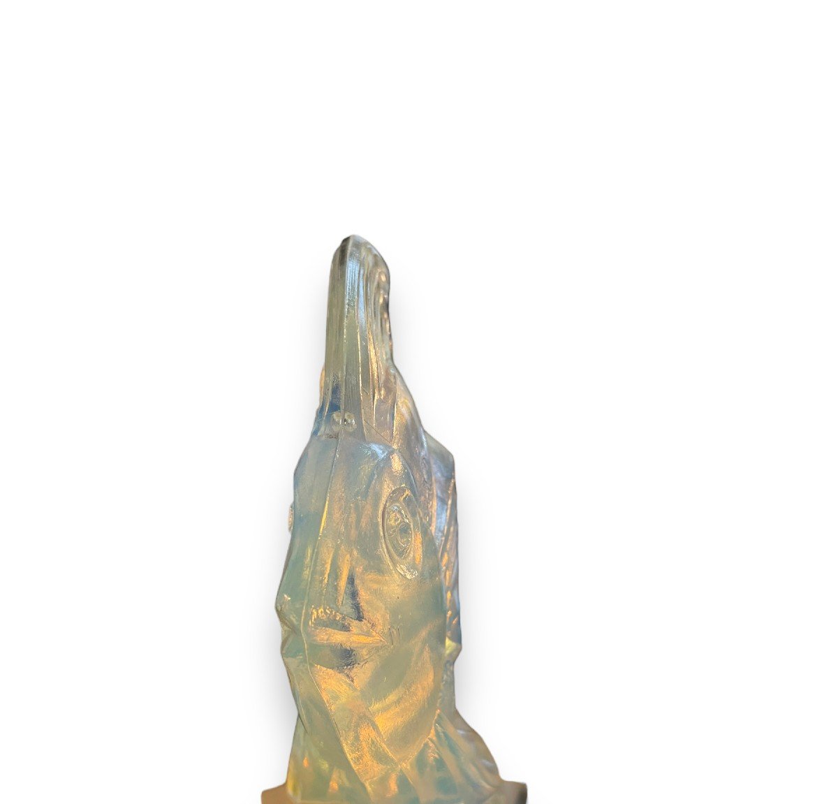 Sabino Poisson En Verre Opalescent ART DECO-photo-6