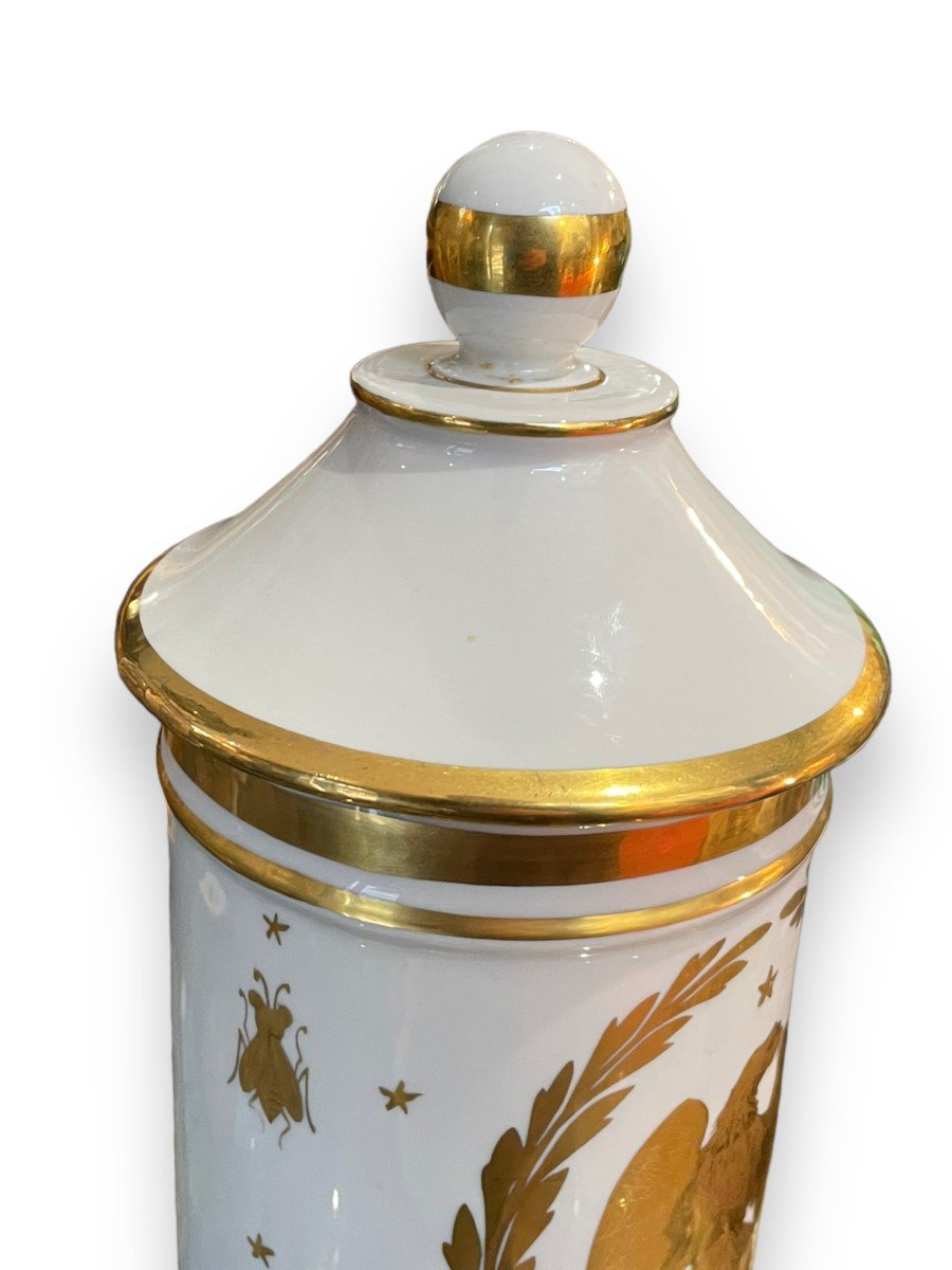 Empire Style Porcelain Medicine Or Spice Jar-photo-8