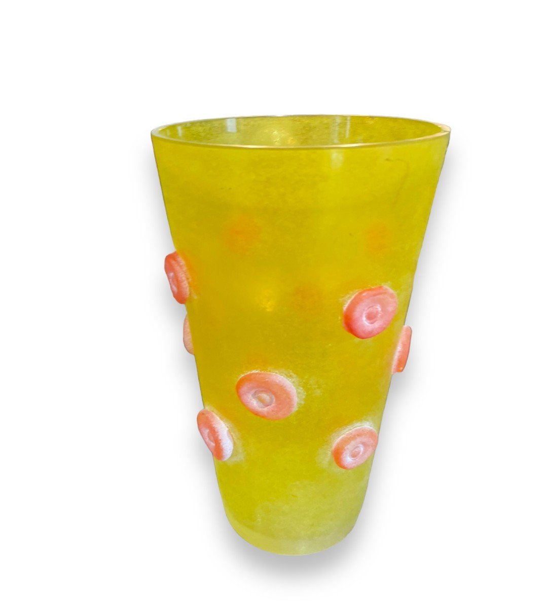 Murano Grand Vase Moderniste Scavo