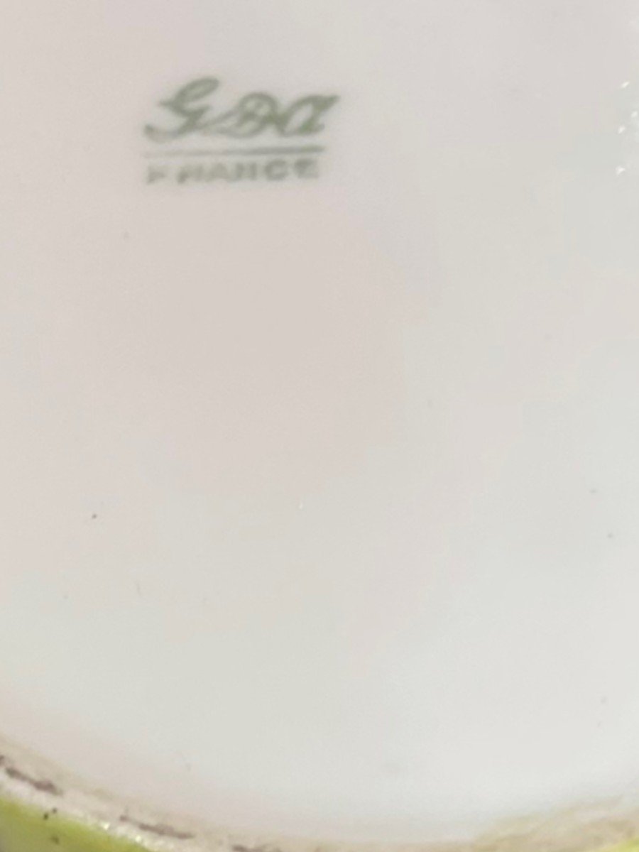 Boite à Bijoux Art Deco En Porcelaine Polychrome-photo-6