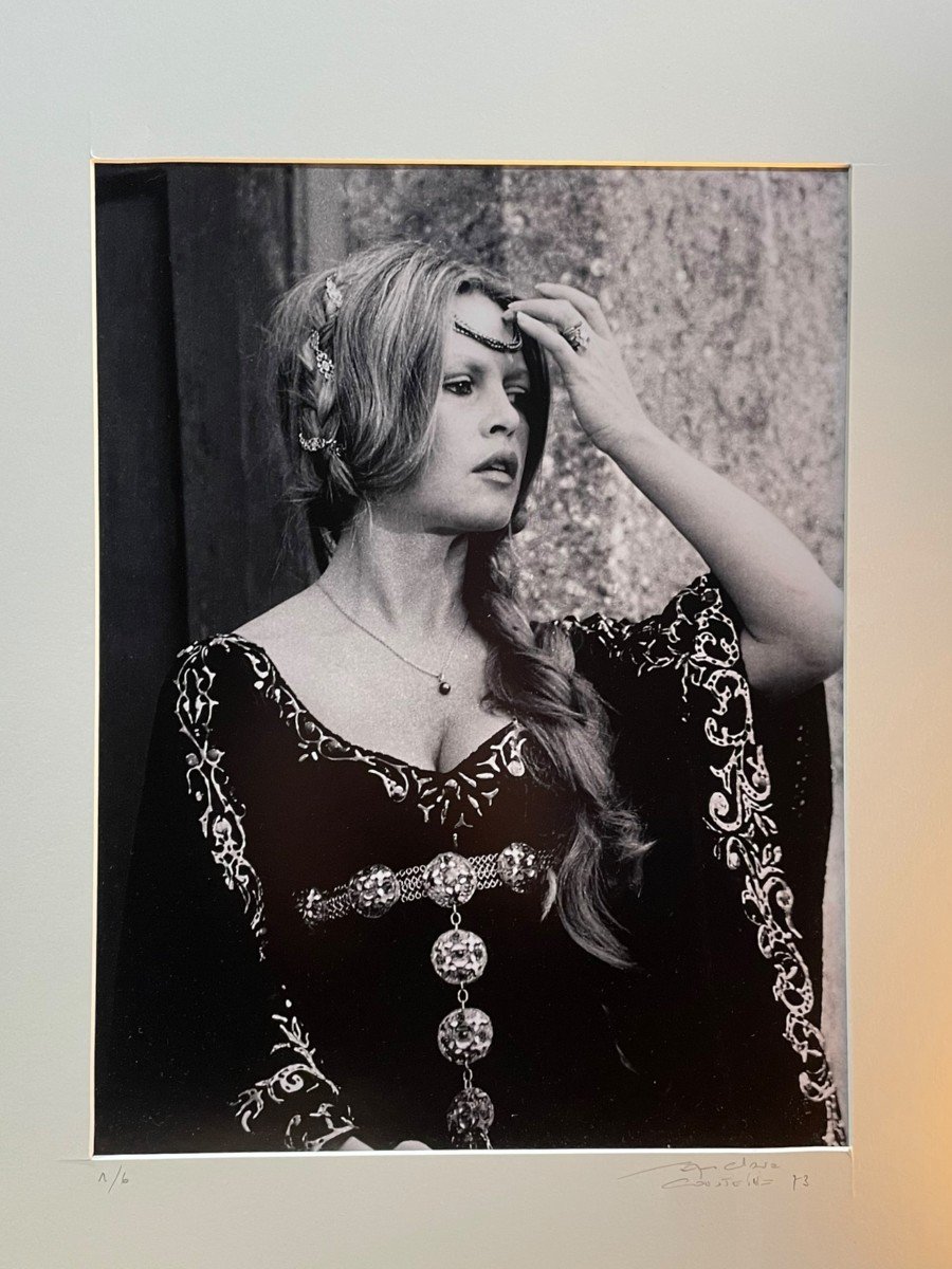 Grande Photographie Argentique De Brigitte Bardot 1973-photo-5