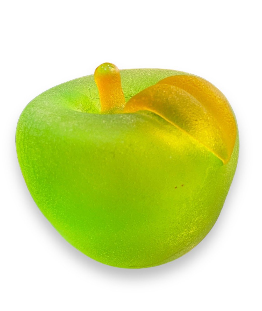 Apple In Glass Paste By Franco Moretti For Murano