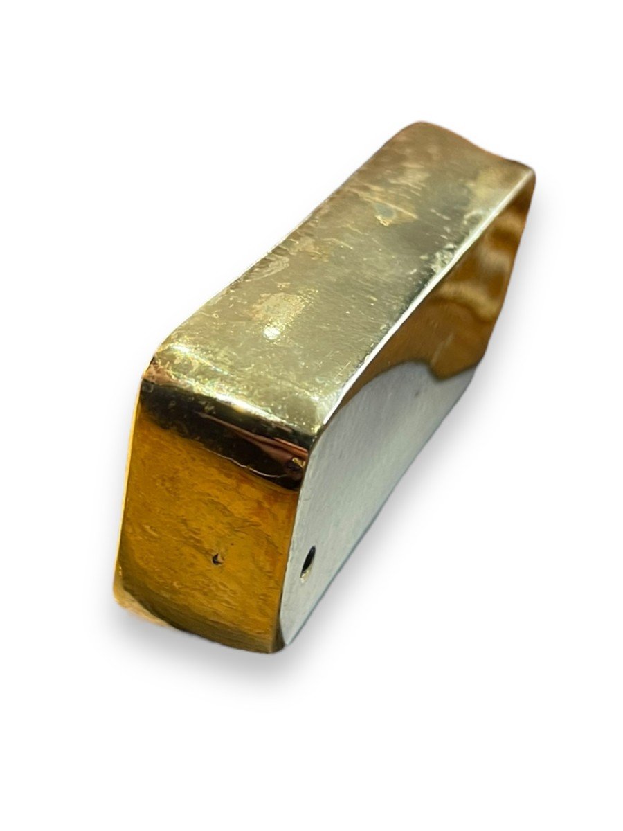 Gold Metal Paperweight Ingot-photo-2