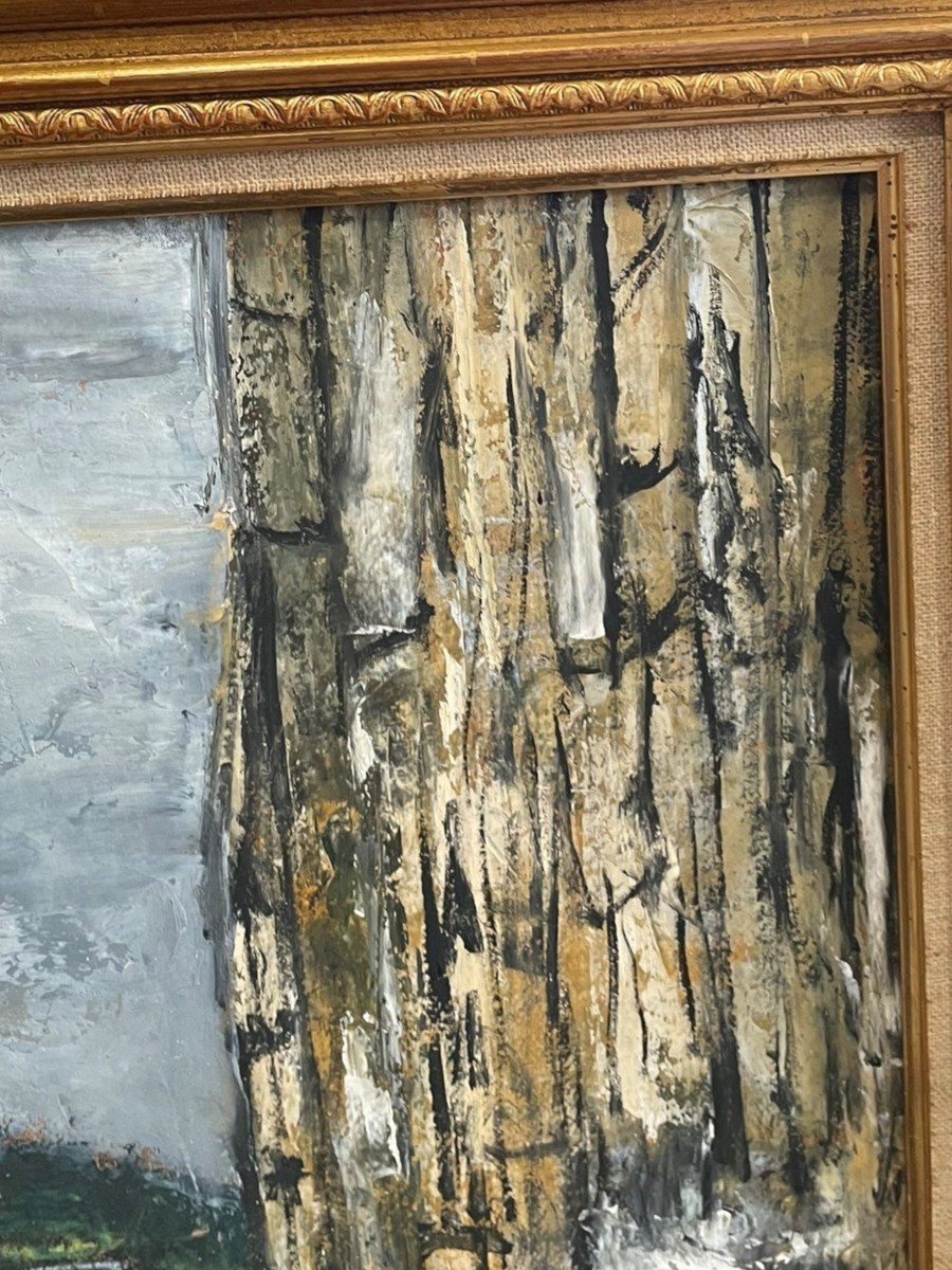 Scène animée De Dreux Huile Sur Panneau Par René Bellanger-photo-4