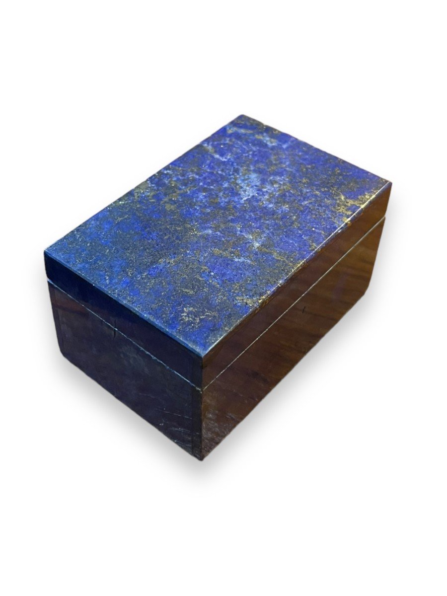 Boîte à Bijoux En Lapis Lazuli-photo-2
