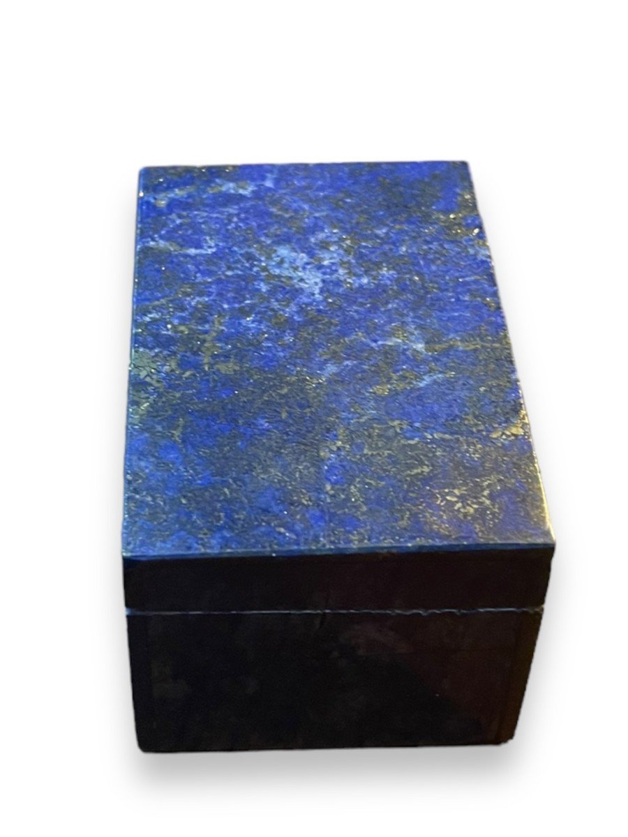 Boîte à Bijoux En Lapis Lazuli-photo-3