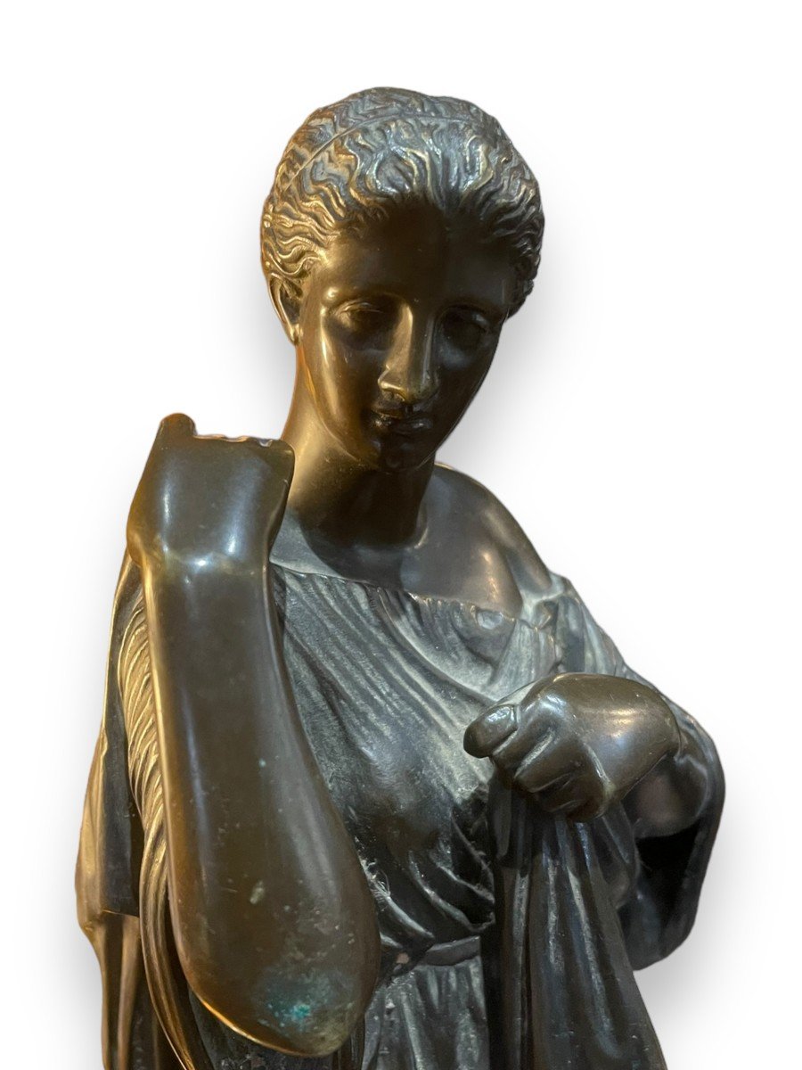 Sculpture En Bronze Diane De Gabiès Artémis Statue-photo-2