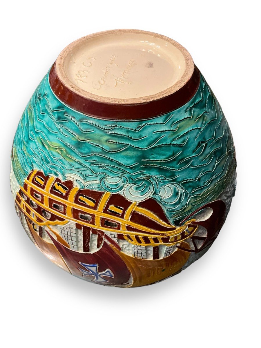 Huge Boat Vase Cerdazur Monaco-photo-1