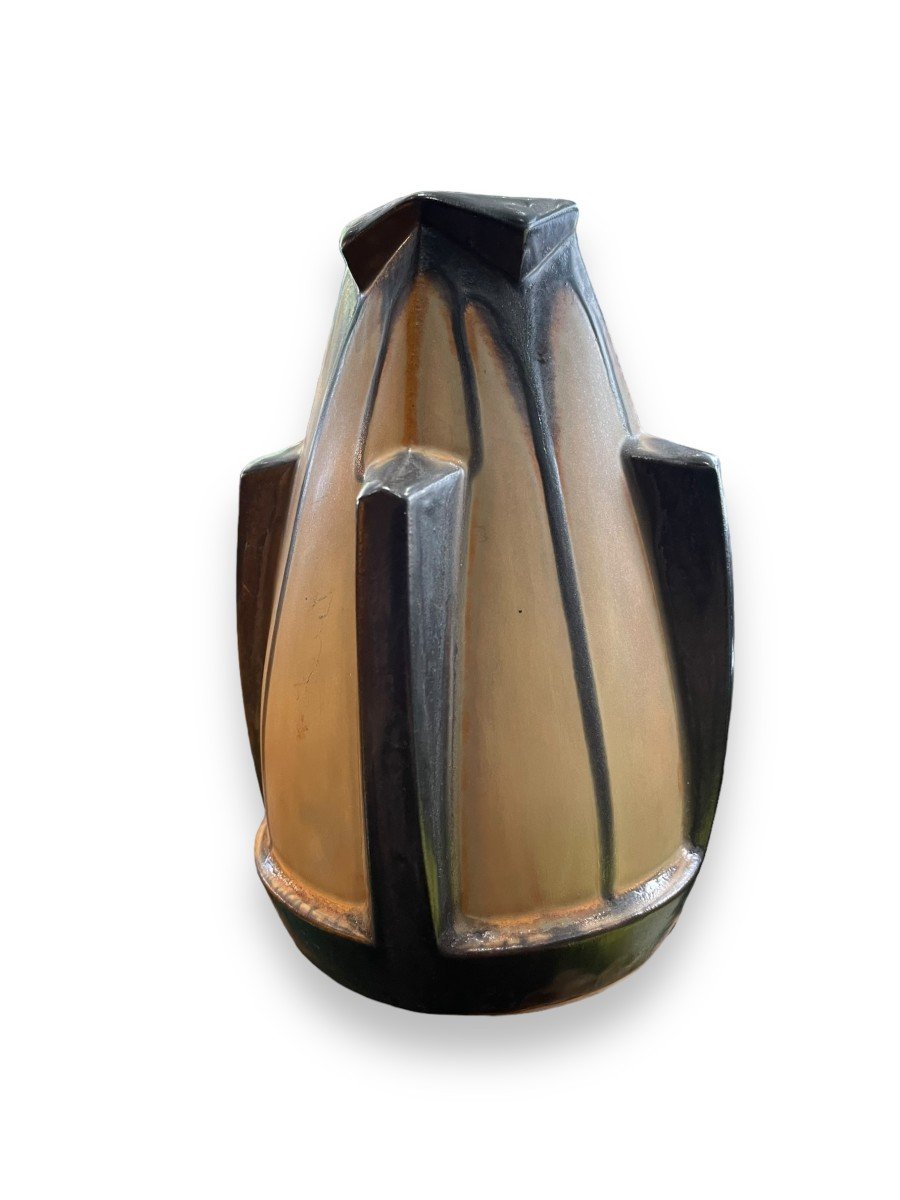 Vase En Céramique Art Deco Par Denbac-photo-3