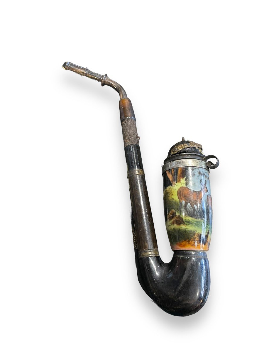 German Reservist Pipe Spiked Helmet