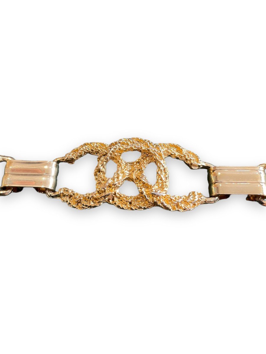 Gucci Gold Metal Belt-photo-3