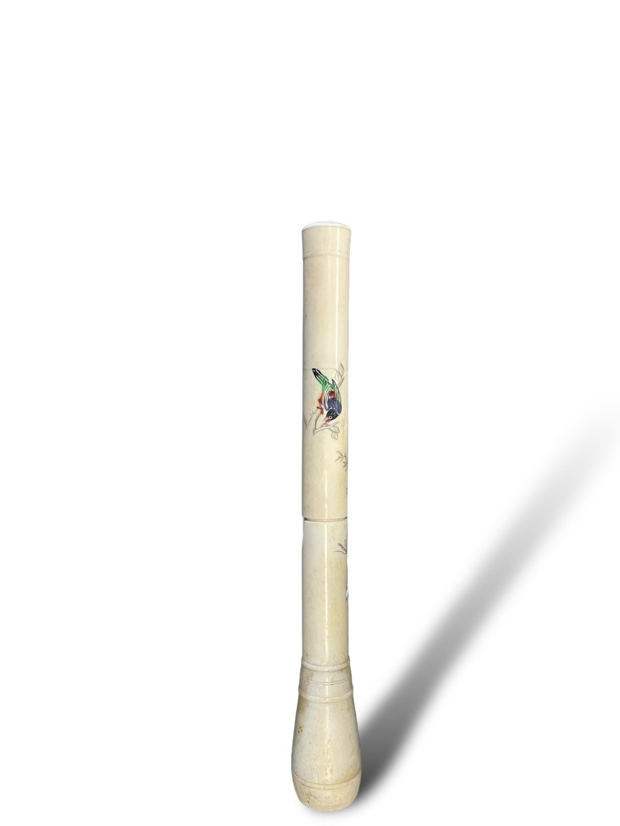Lettering Brush In Polychrome Bone-photo-7