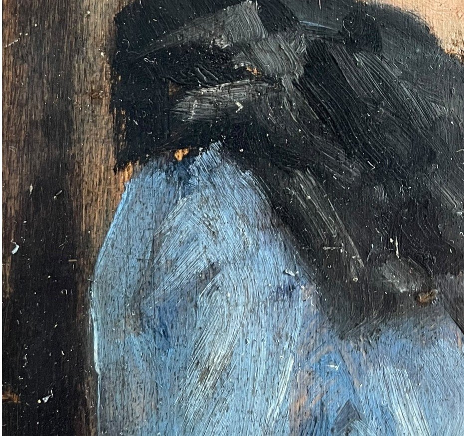 "Marcelle" Huile Sur Panneau Fin XIXeme Par Ferdinand Minard-photo-5