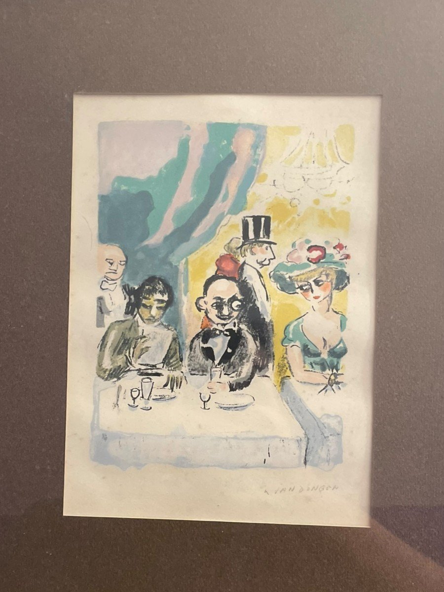 Kees Van Dongen Max Invited By Manolo Or The Griveleur In Spite Of Himself 1949-photo-1
