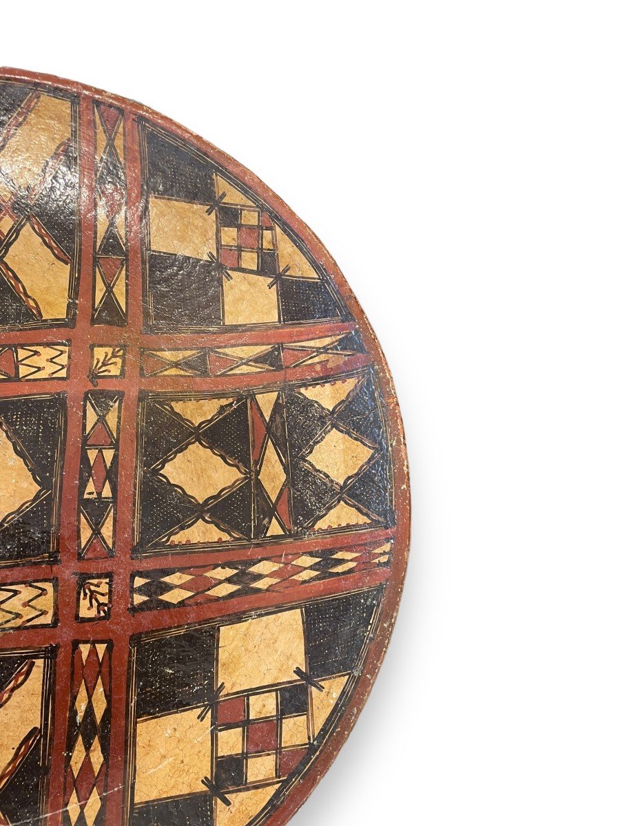 Important Berber Terracotta Dish -photo-5