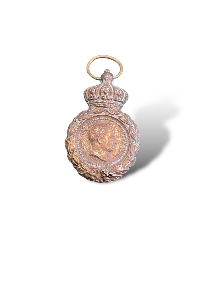 Napoleon Bonaparte Bronze Medal Of Saint Helena -photo-3