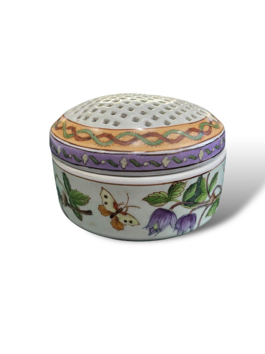 Brûle Parfum Chinois En Porcelaine-photo-2