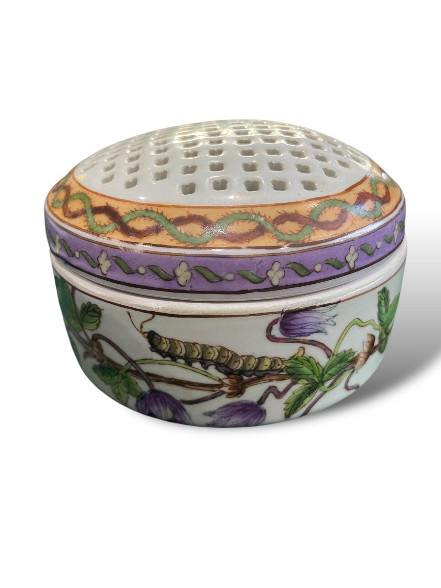 Brûle Parfum Chinois En Porcelaine-photo-3